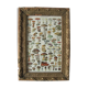 Mushroom board, golden frame, early 20th