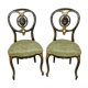 pair of three Napoleon chairs