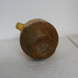 Pot a confit  terre cuite vernissée jaune petit  modele 5
