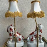 Paire de lampes Staffordshire