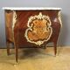 Commode de style Louis XV en Marqueterie vers 1900