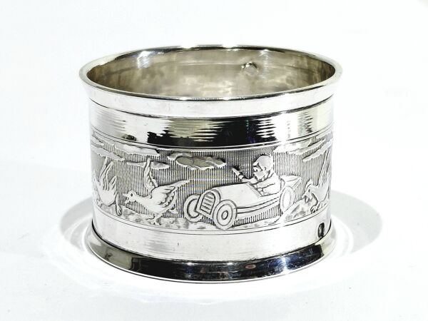 Rond de serviette en argent