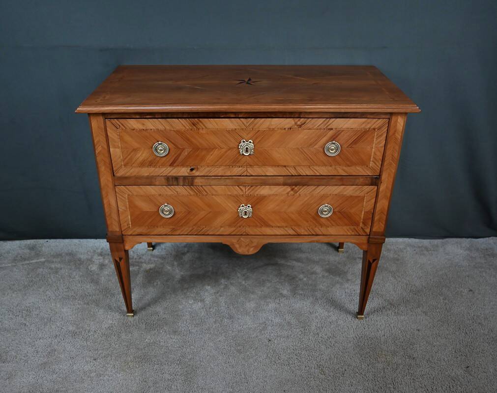 Marquetry Commode, Louis XVI Style – 1st part of the 20th century