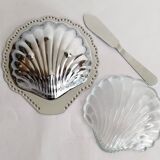 Scallop butter dish, 1950s