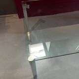Glass coffee table
