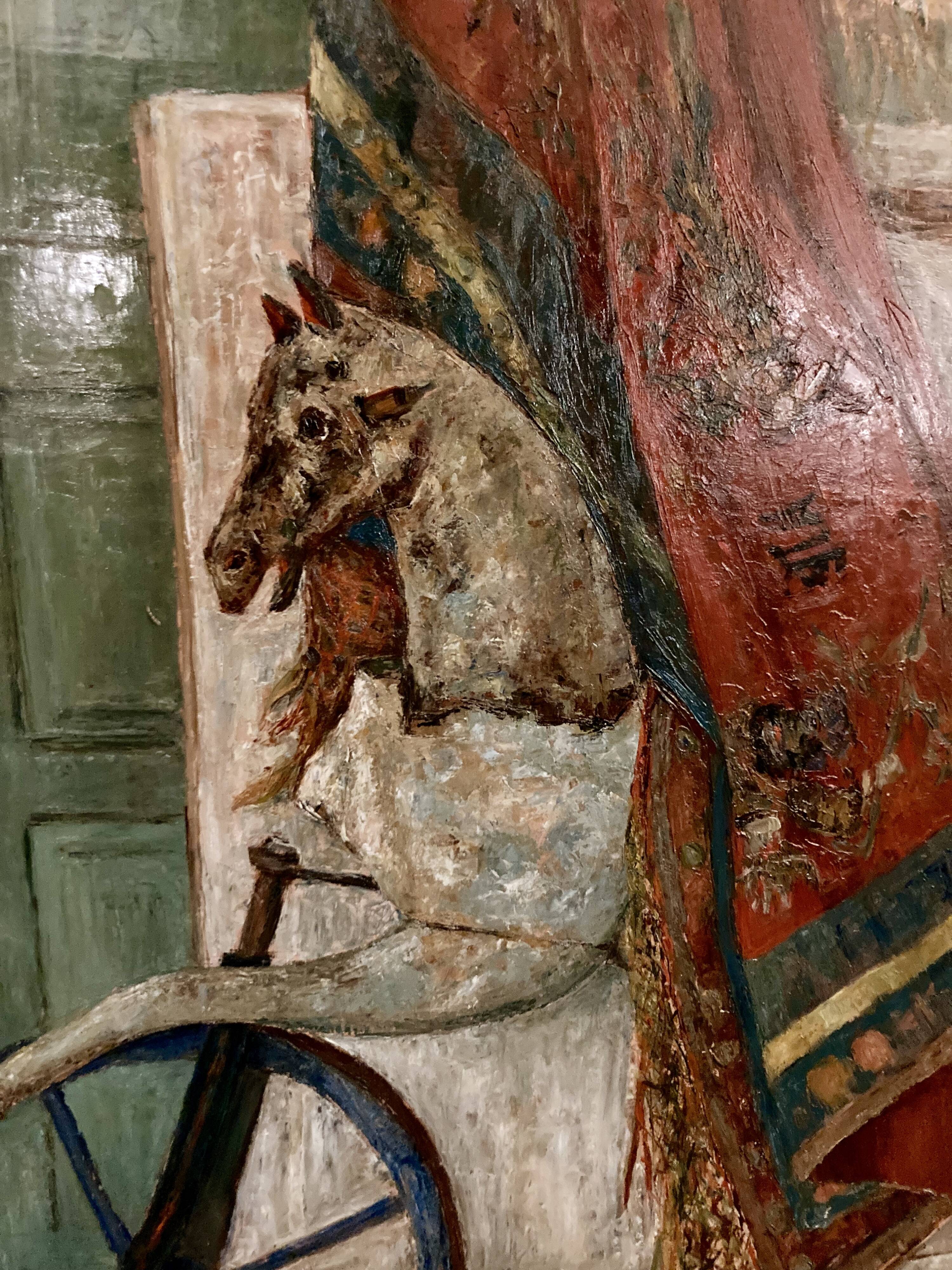 Large painting by Pierre Klemczynski