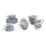 Ensemble de 6 tasses à café et son pot à lait