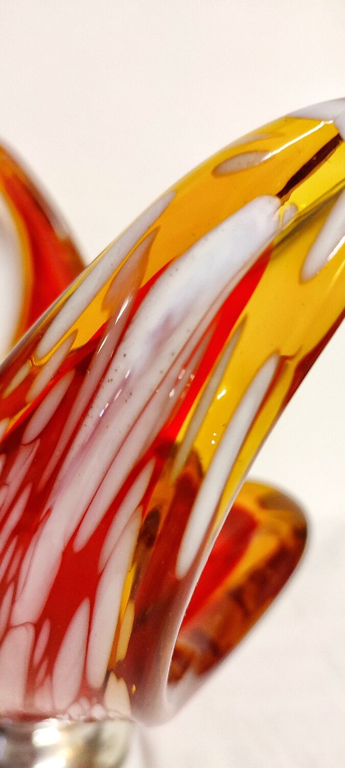 Murano glass centerpiece. Italy 1970s.