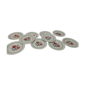 assiettes plates Sarreguemines