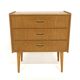 Scandinavian oak chest of drawers, Sweden, 1960