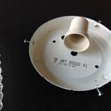 Structured /vintage square glass ceiling lamp 60s-70s