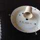 Structured /vintage square glass ceiling lamp 60s-70s