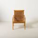 Pair of wicker lounge chairs from uluv, czechoslovakia, 1960s