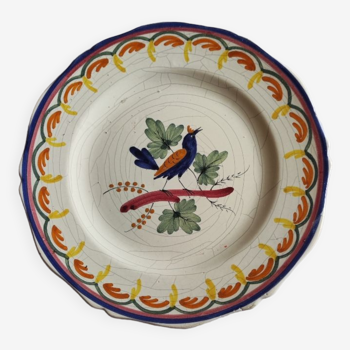 19th century earthenware plate
