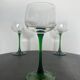 Lot de 3 verres à pied vintage