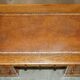 Victorian oak desk with hand-dyed leather.