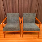 A pair of Wilhelm Knoll, Knoll Antimott armchairs, 1960s.