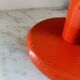 Vintage Space Age Orange Metal Table Lamp Adjustable Gooseneck, 1970s