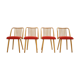 Set of four dining chairs by Antonín Šuman, 1960s
