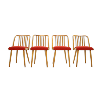 Set of four dining chairs by Antonín Šuman, 1960s