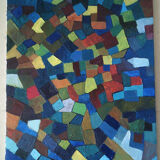 "Territoires" huile sur toile