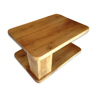 Solid oak coffee table