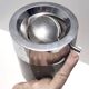Chrome-Plated and Varnished Metal Ashtray Stand by Stilnovo, Italy