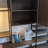 Modular rosewood bookcase by Pierre Guariche for Meurop