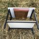 Bedside table or nightstand Formica brown 60s vintage