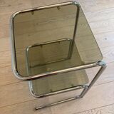 Glass sofa end