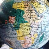 Former globe of the 40s/50s in boiled cardboard of the brand Taride