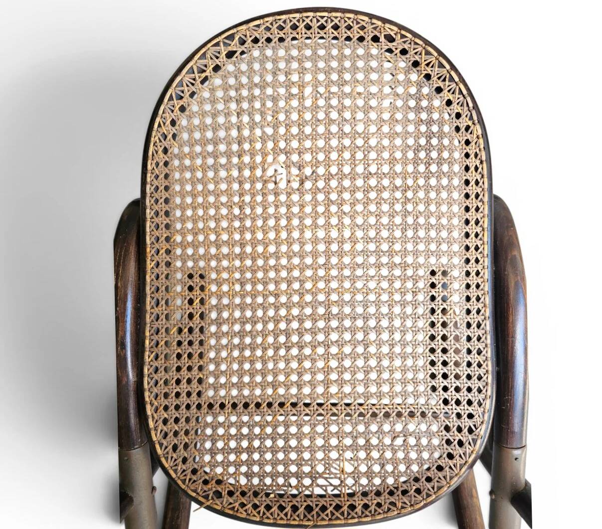 Bentwood & Cane Model 7001 Footrest by Michael Thonet for Thonet / 1930s