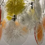 Murano Glass Disc Snowflake Chandelier 1960’s