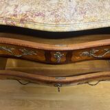 Louis XV style commode, in rosewood marquetry.