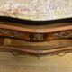 Louis XV style commode, in rosewood marquetry.