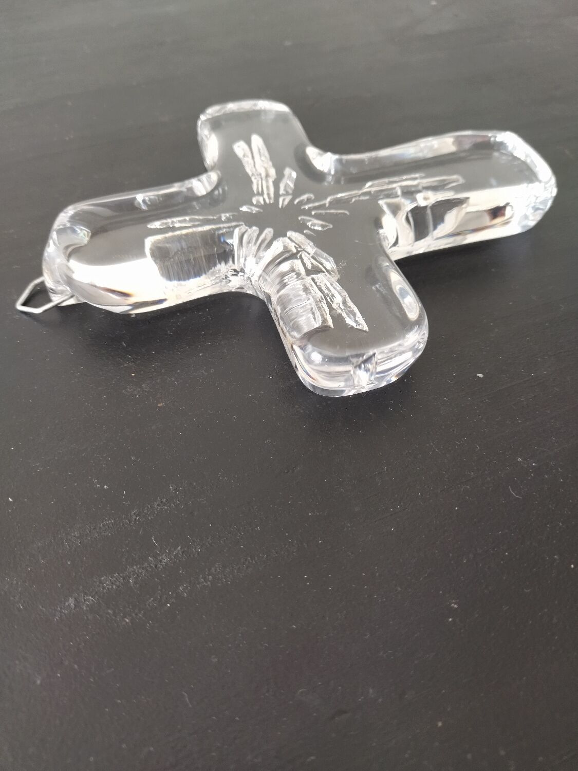 Daum France crusifix cristal
