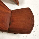 Pair of wooden chairs Palabre