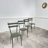 4 Italian chairs with Tweed, 1960s