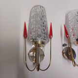 Pair of wall sconces 1960