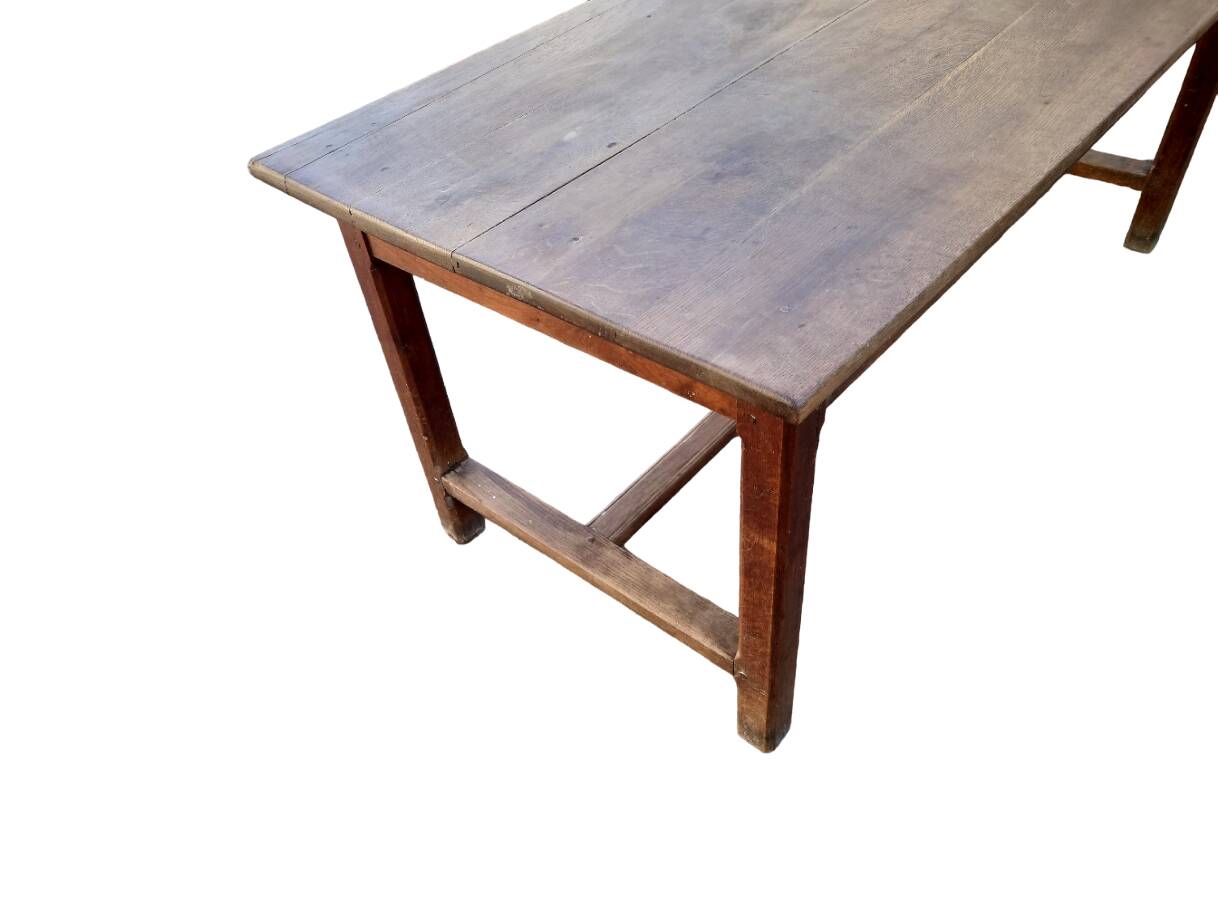 19th century oak farm table