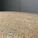 Table basse vintage en granit en forme de trèfle, années 1970