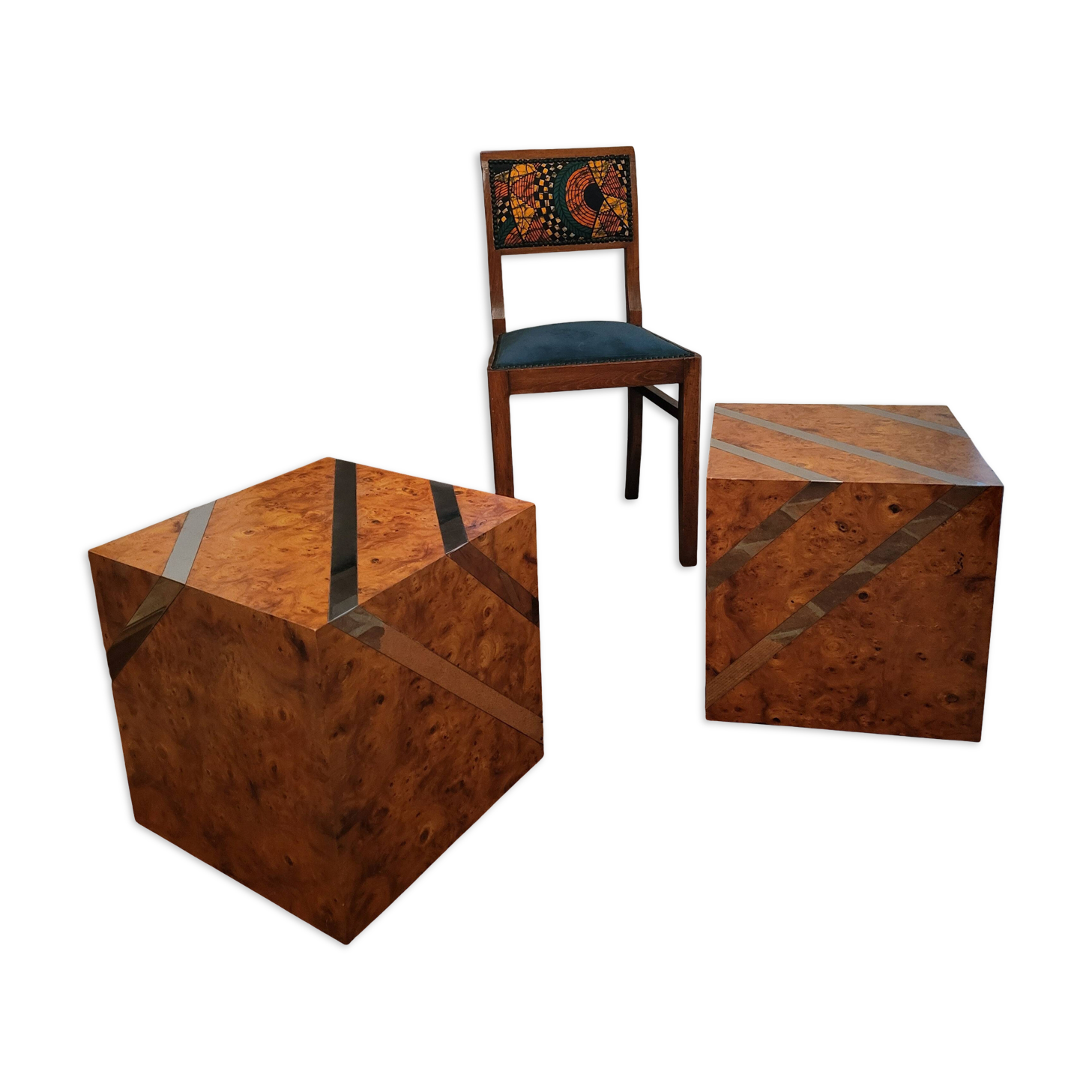 Cube bedside tables