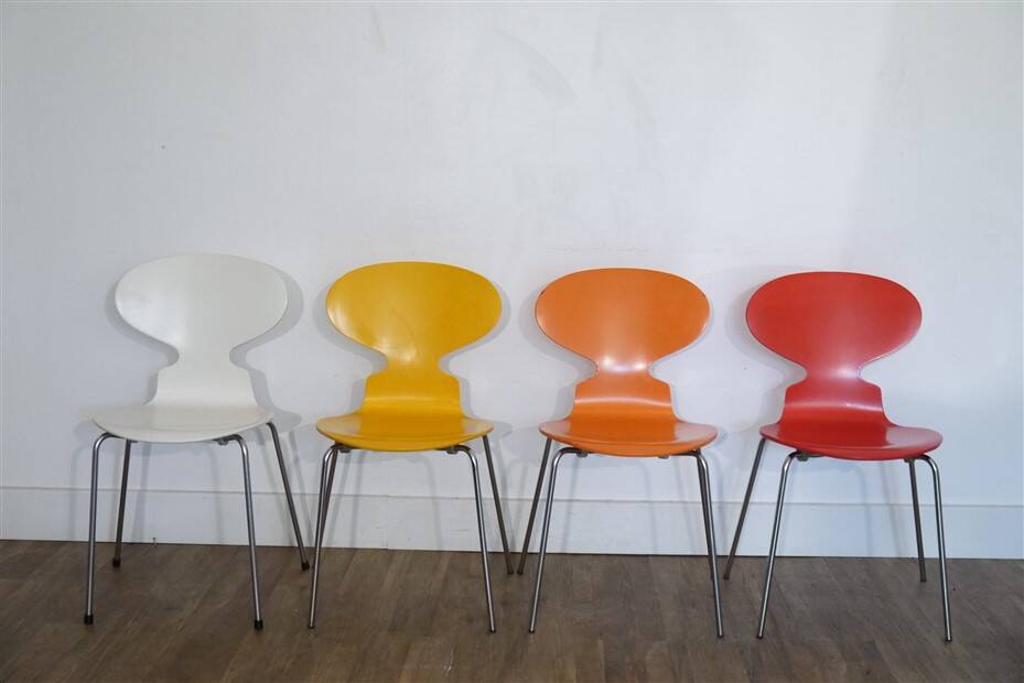 "Ant" chairs by Arne Jacobsen for Fritz Hansen 1970