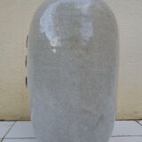 Ancient and large Asian vase, glazed ceramics.