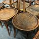 11 antique bistro chairs and a stool (thonet/Fischel/Baumann)