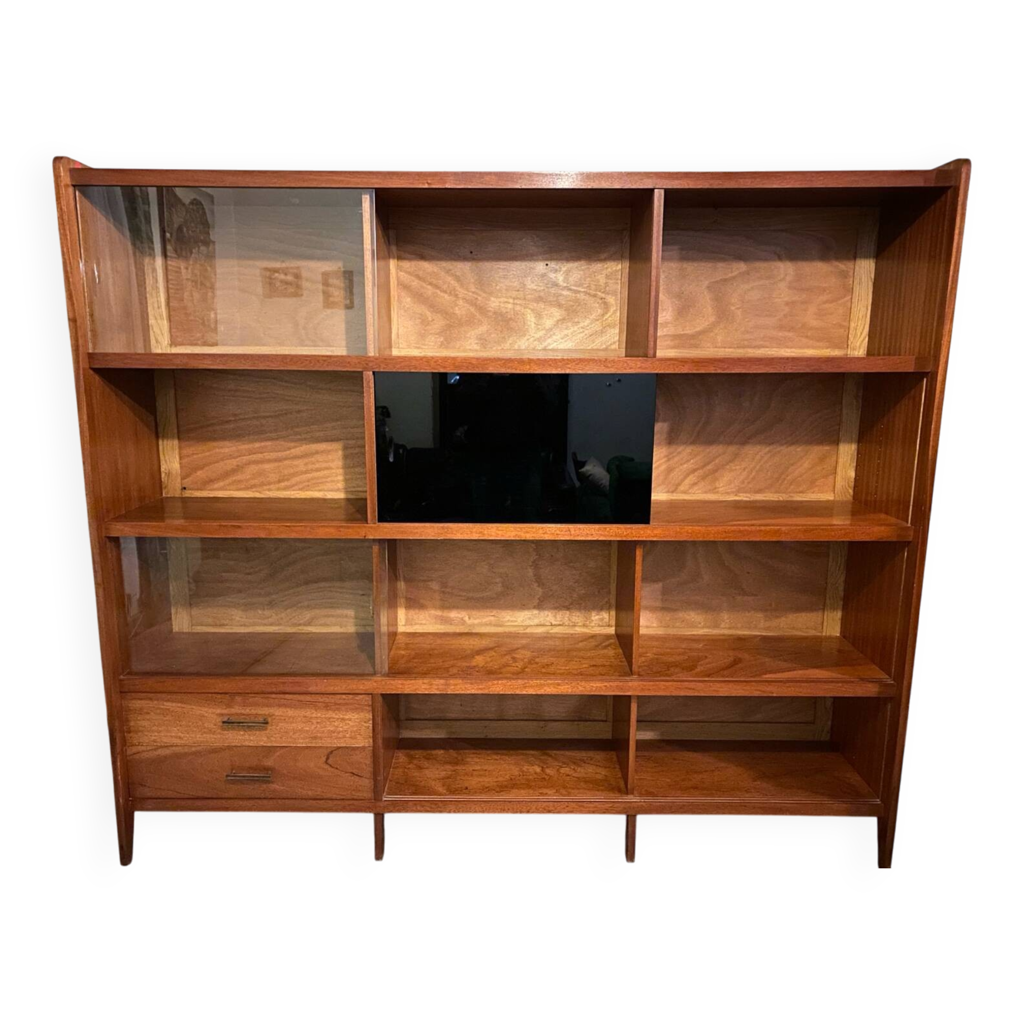 Vintage teak bookcase