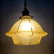 Lampe à main art déco en glaçure d’uranium; symmetrisch gelijnd, Belgique