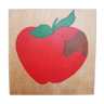 Wooden puzzle (apple or tomato)
