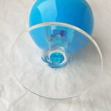 Opaline pedestal vase