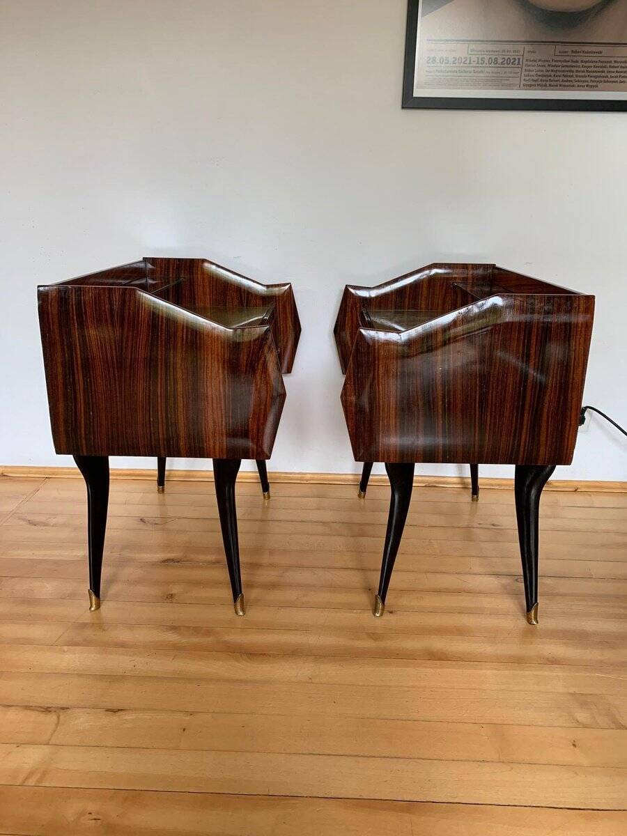 Bedside tables by Paolo Buffa, Italy, 1950s, set of 2